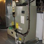 Air handler with Aprilaire air cleaner and humidifier