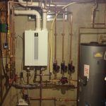 Gas boiler zoned with indired fired hot water tank