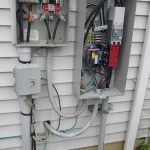 Generac residential generator install transfer switch