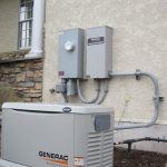 Generac residential generator install transfer switch 2